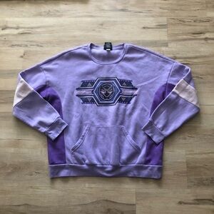 Wakanda Forever Lavender and Violet Graphic Sweater